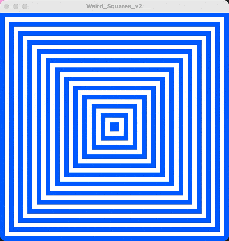 Weird Squares animation